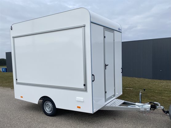 TP 301 salgsvogn med 2 salgsklapper med afrundet front